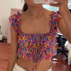For-love-lemons Women's Multi Crop-top